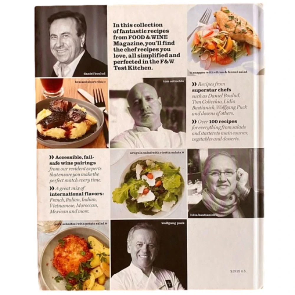 FOOD & WINE Chef Recipe Book, Hardcover